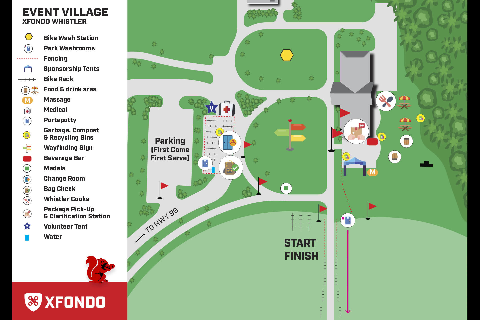 Event village map
